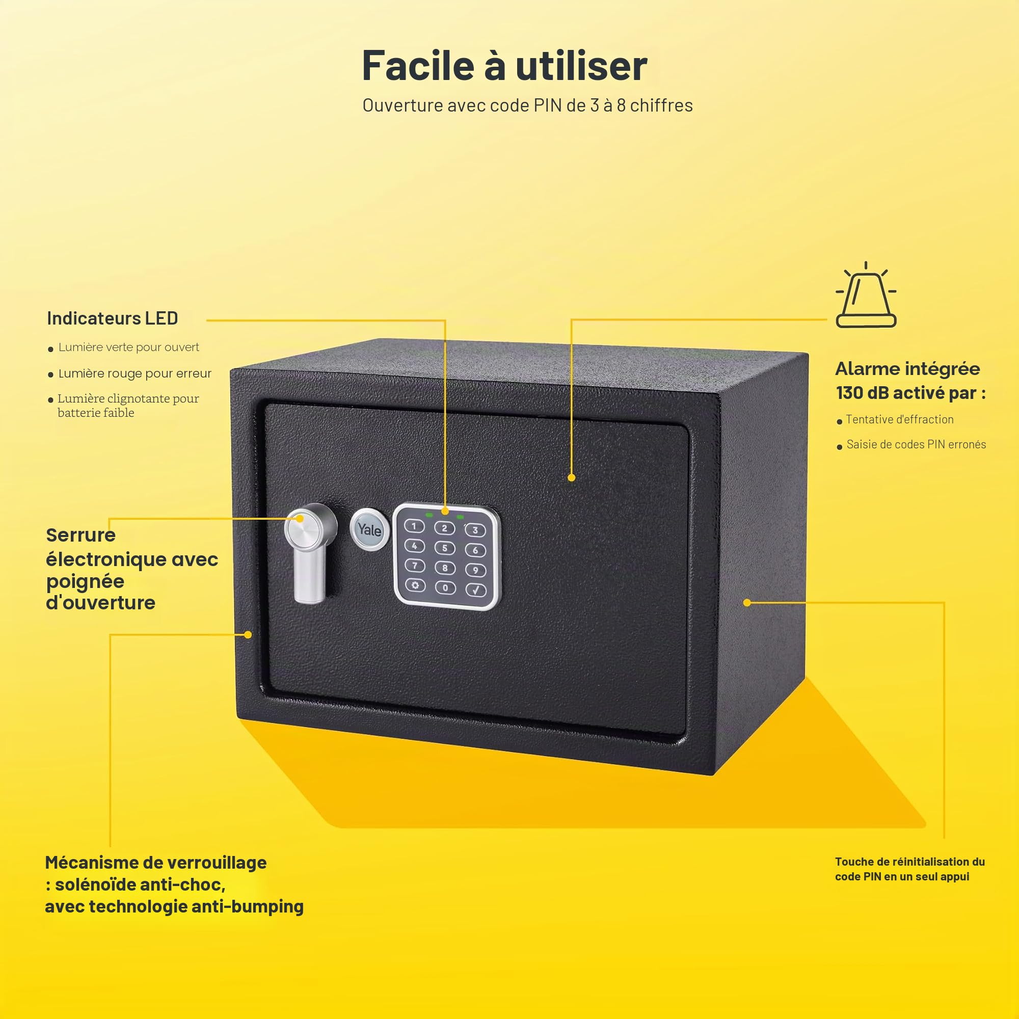yale-yec-250-db2-coffre-fort-lectronique-alarme-medium-16-3l image 2