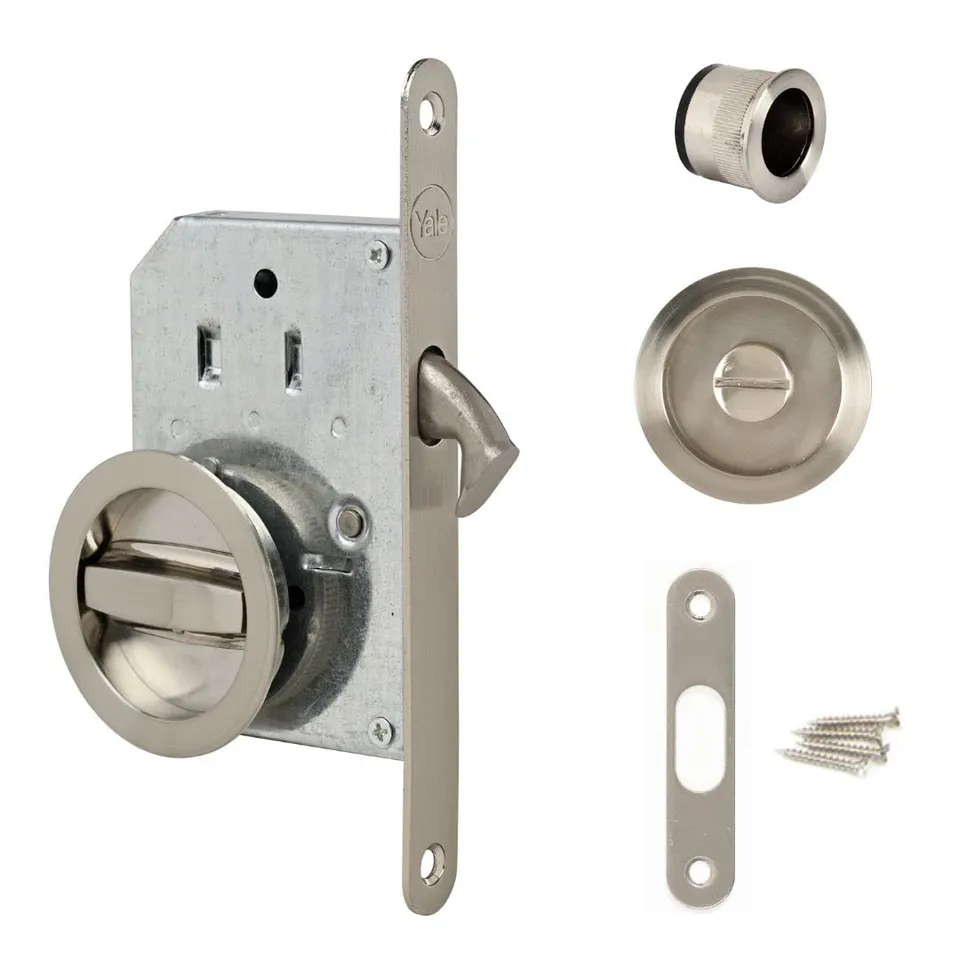 yale-kit-serrure-porte-coulissante-condamnation-poign-es-cuvettes-rondes-48-mm-n image 1