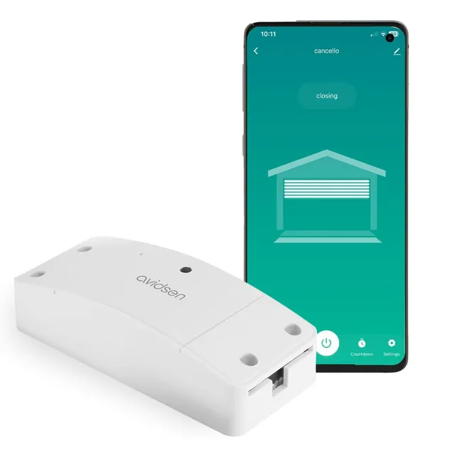 avidsen-homegate-module-wi-fi-pour-portail-et-porte-de-garage-avec-capteur-de-po image 1