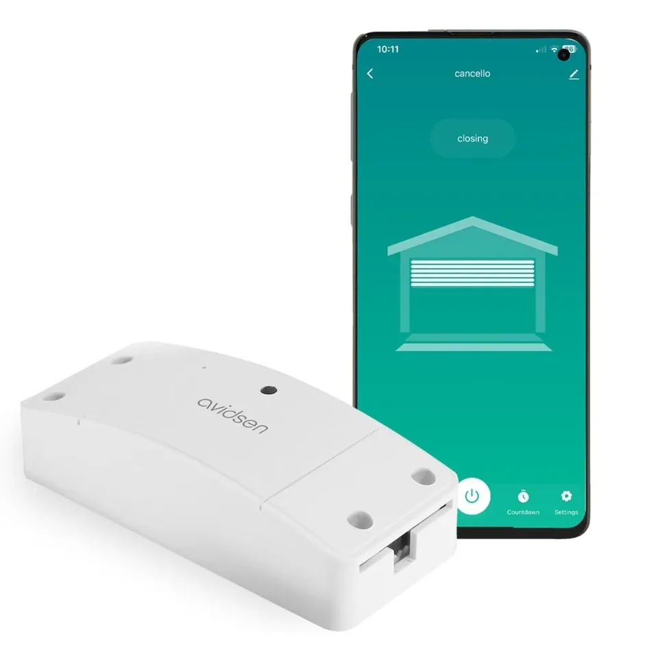 avidsen-homegate-module-wi-fi-pour-portail-et-porte-de-garage-avec-capteur-de-po image 1