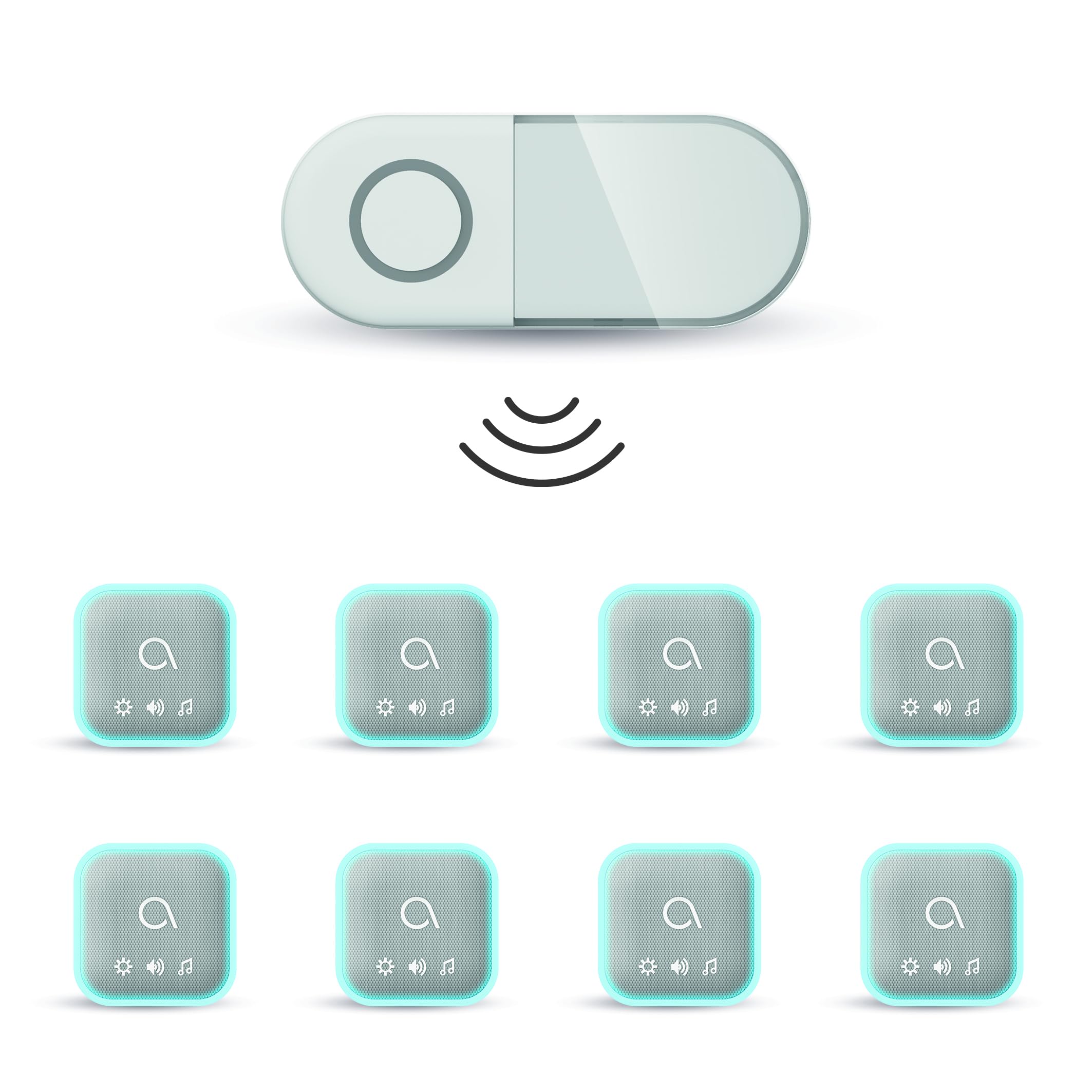 avidsen-sona-t-sonnette-kinetic-sans-pile-carillon-plug-in-ip44-150-m image 4