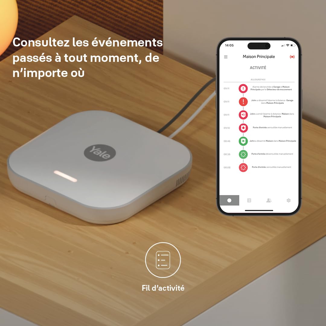 yale-kit-alarme-maison-sans-fil-connect-e-centrale-d-tecteur-mouvement-d-tecteur image 5