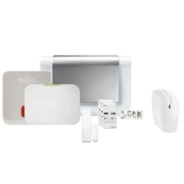 diagral-e-one-diag17csf-kit8-gsm-pack-alarme-connect-e-compatible-animaux image 1