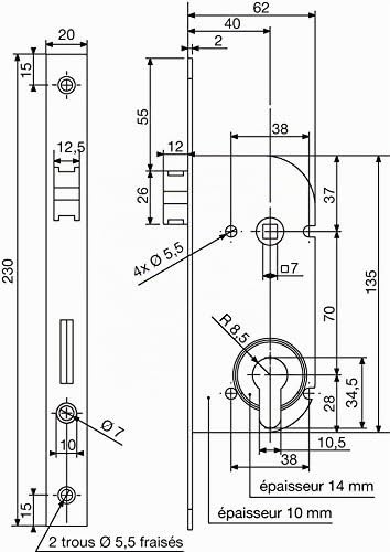 yale-y50r-a40-b-sf-serrure-encastrer-trou-de-cylindre-axe-40-mm-porte-entr-e-ser image 5