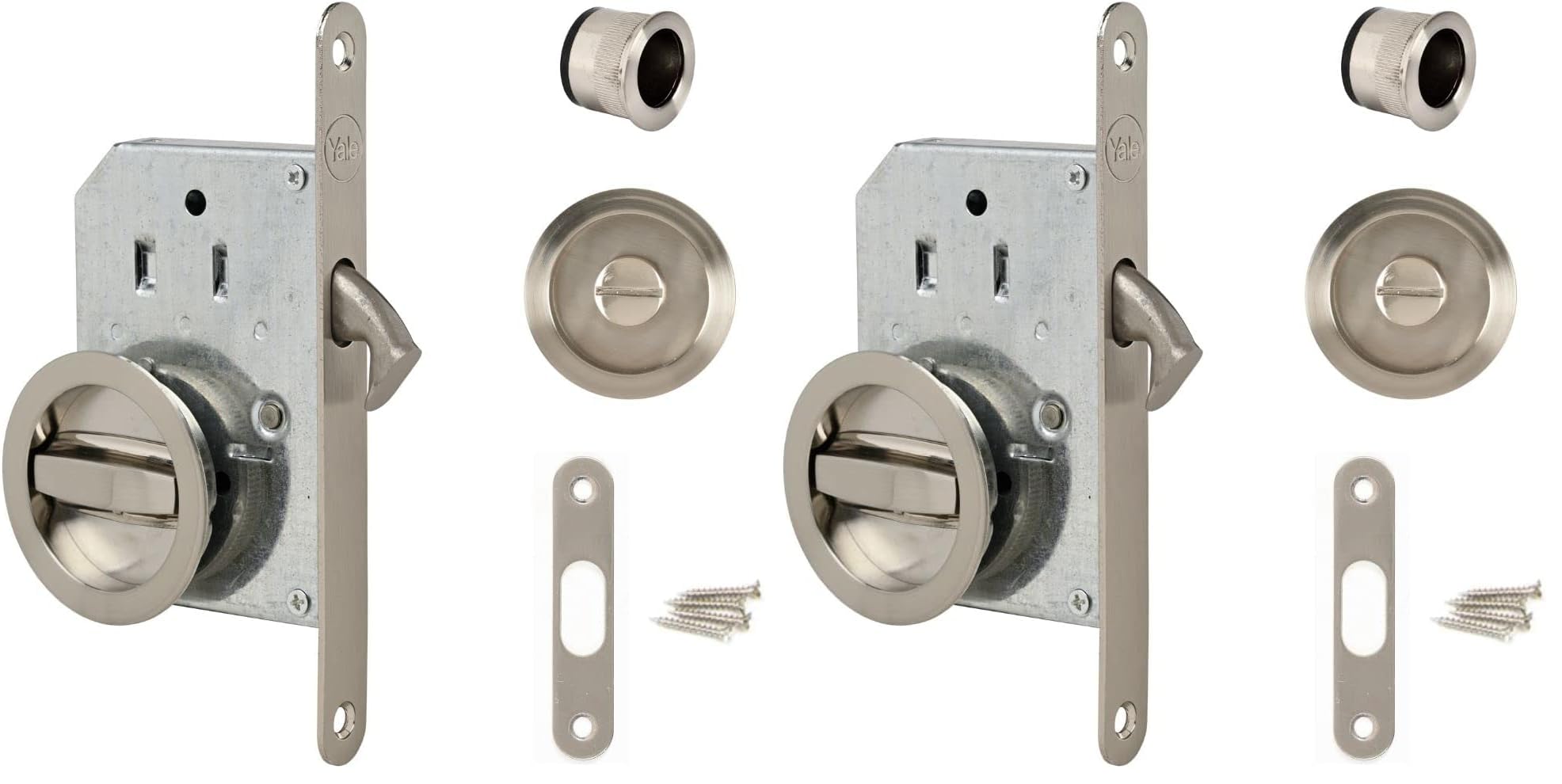 yale-kit-serrure-porte-coulissante-condamnation-poign-es-cuvettes-rondes-48-mm-n image 6