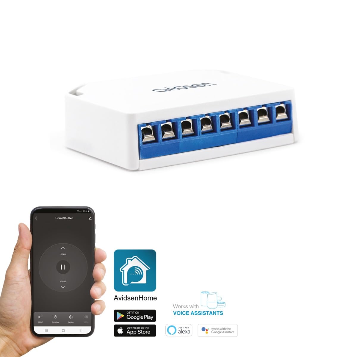 avidsen-home-open-w-motorisation-connect-e-pour-volet-battant-lot-de-10 image 6