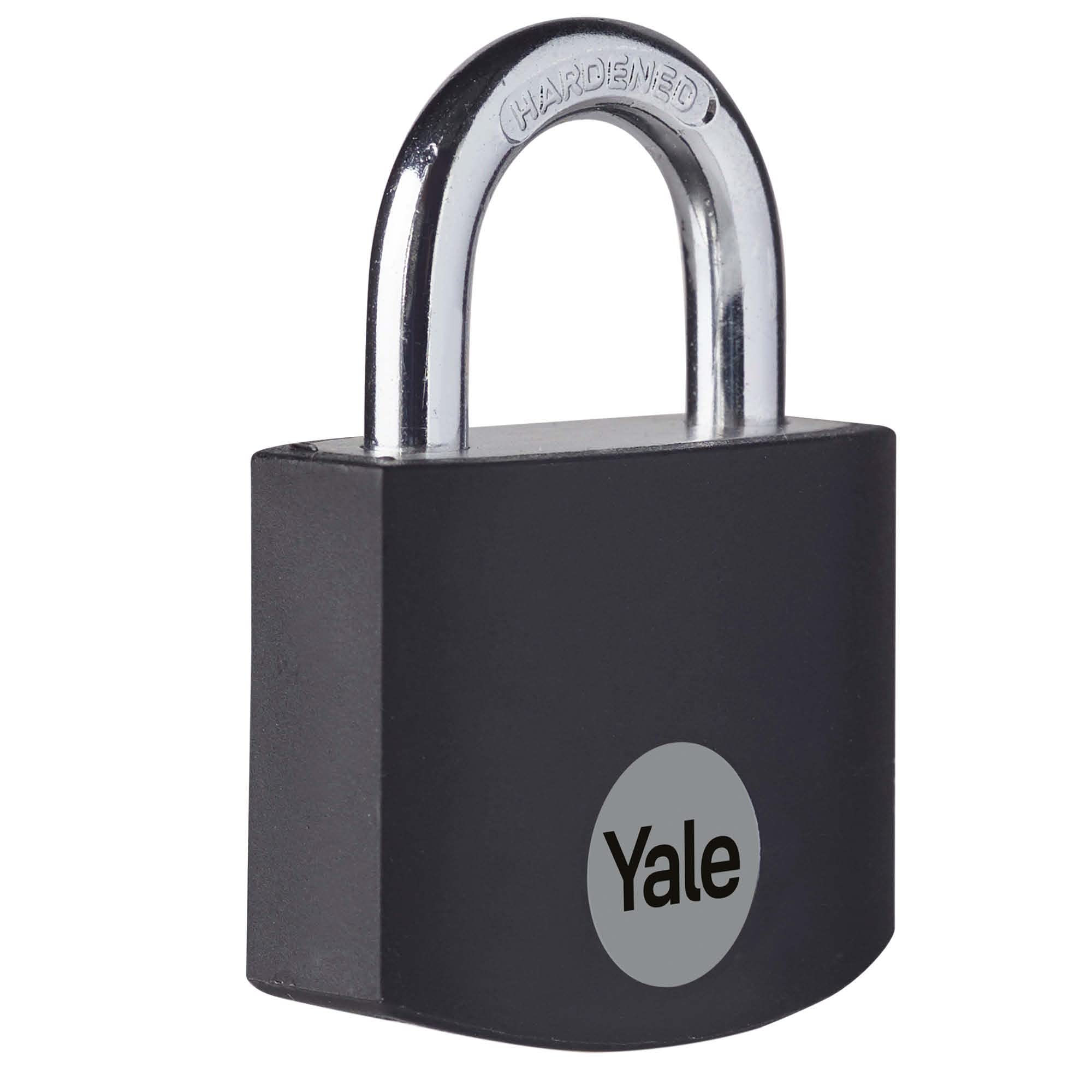 yale-ye3b-32-116-1-bk-cadenas-aluminium-32-mm-noir-anse-acier-tremp image 1