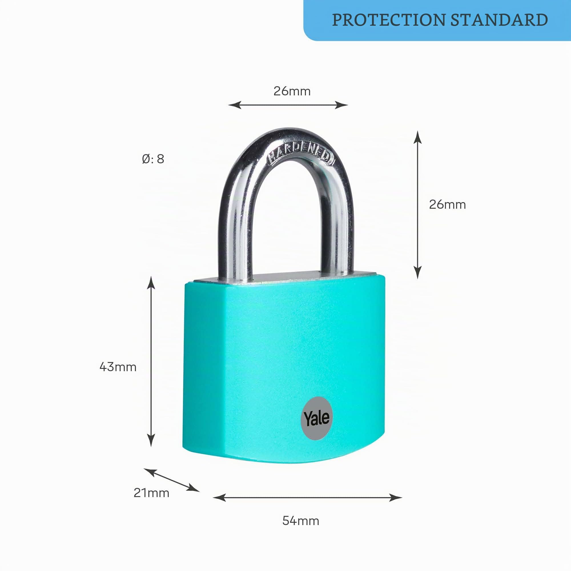 yale-ye3b-50-126-1-te-cadenas-aluminium-50-mm-bleu-sarcelle-double-verrouillage- image 3