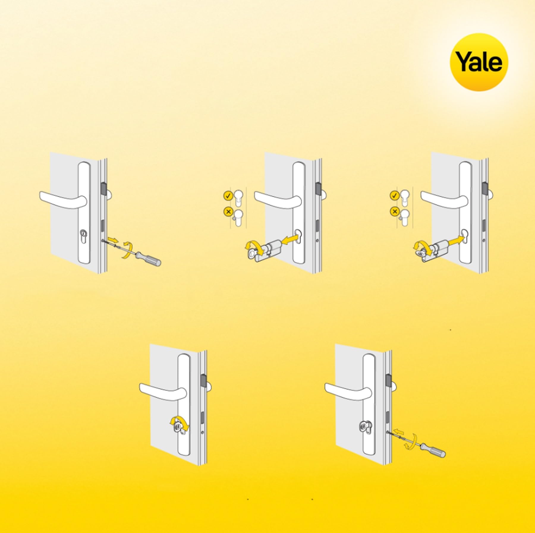 yale-yc500-cylindre-serrure-30x30-mm-5-goupilles-nickel-3-cl-s image 5