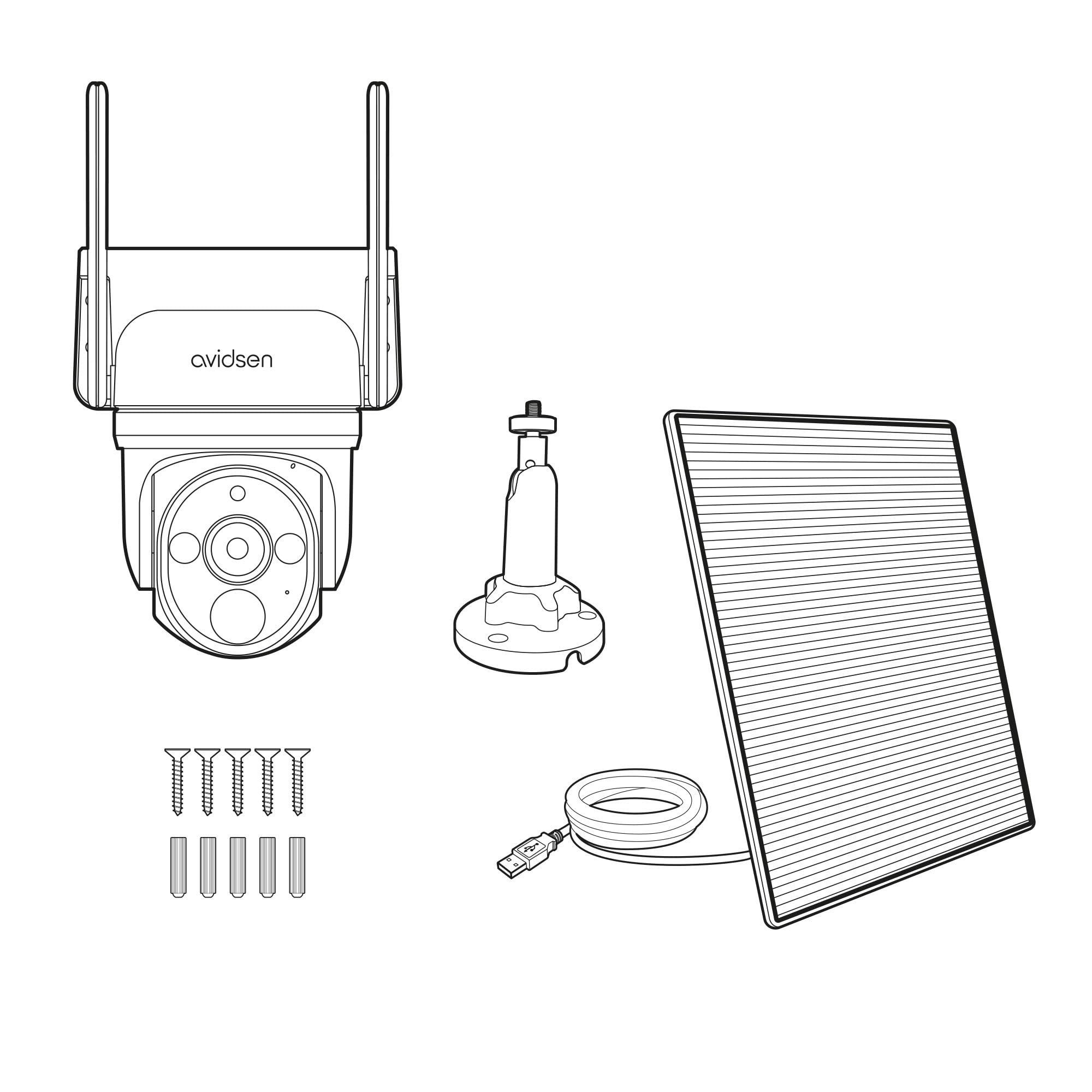 avidsen-homecam-prim-o-ptz-cam-ra-surveillance-ext-rieure-wifi-solaire-2-5k-360 image 6