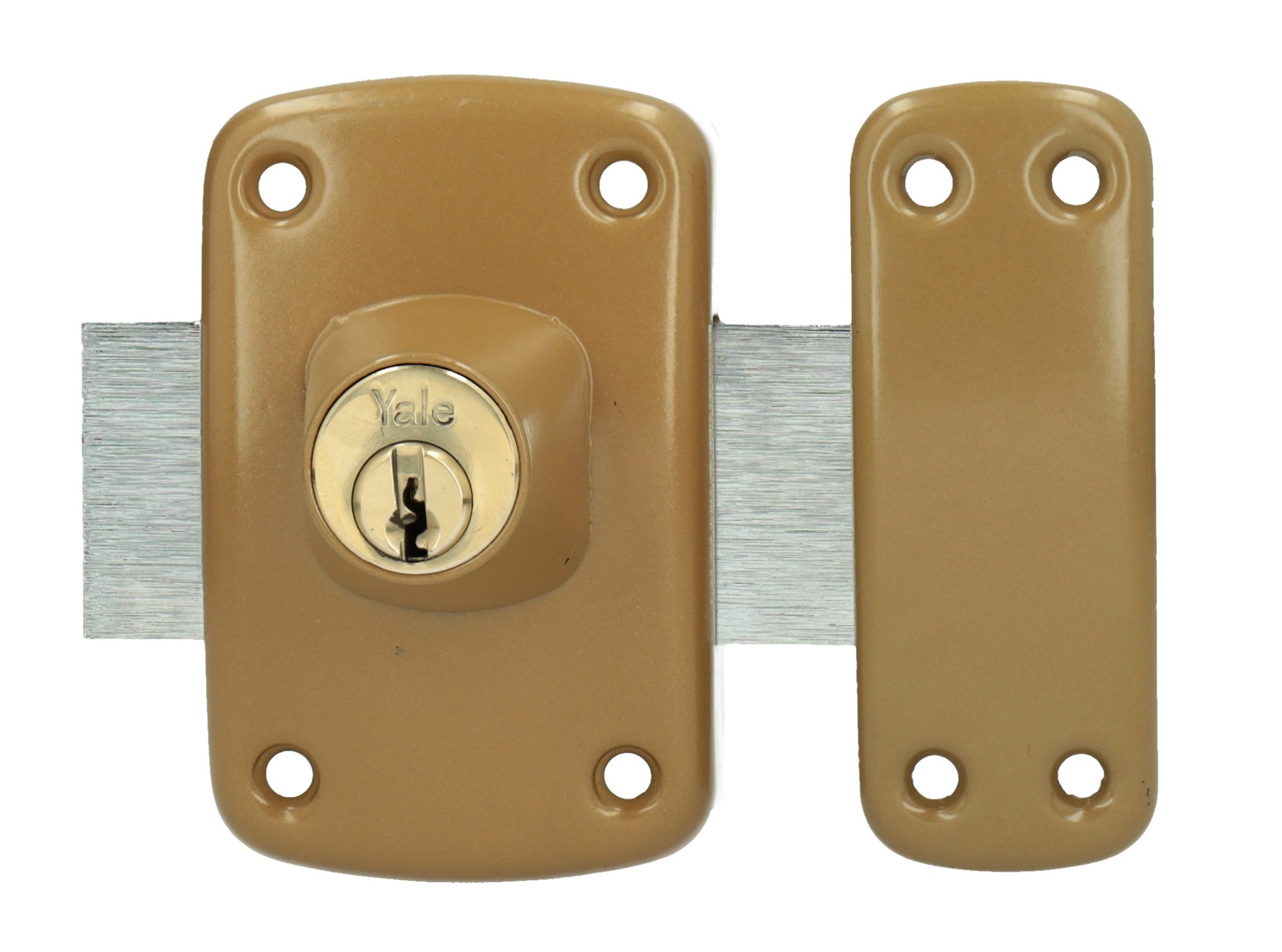 yale-yv10de-45-verrou-de-s-ret-double-entr-e-marron-dor-cylindre-5-goupilles-45- image 1