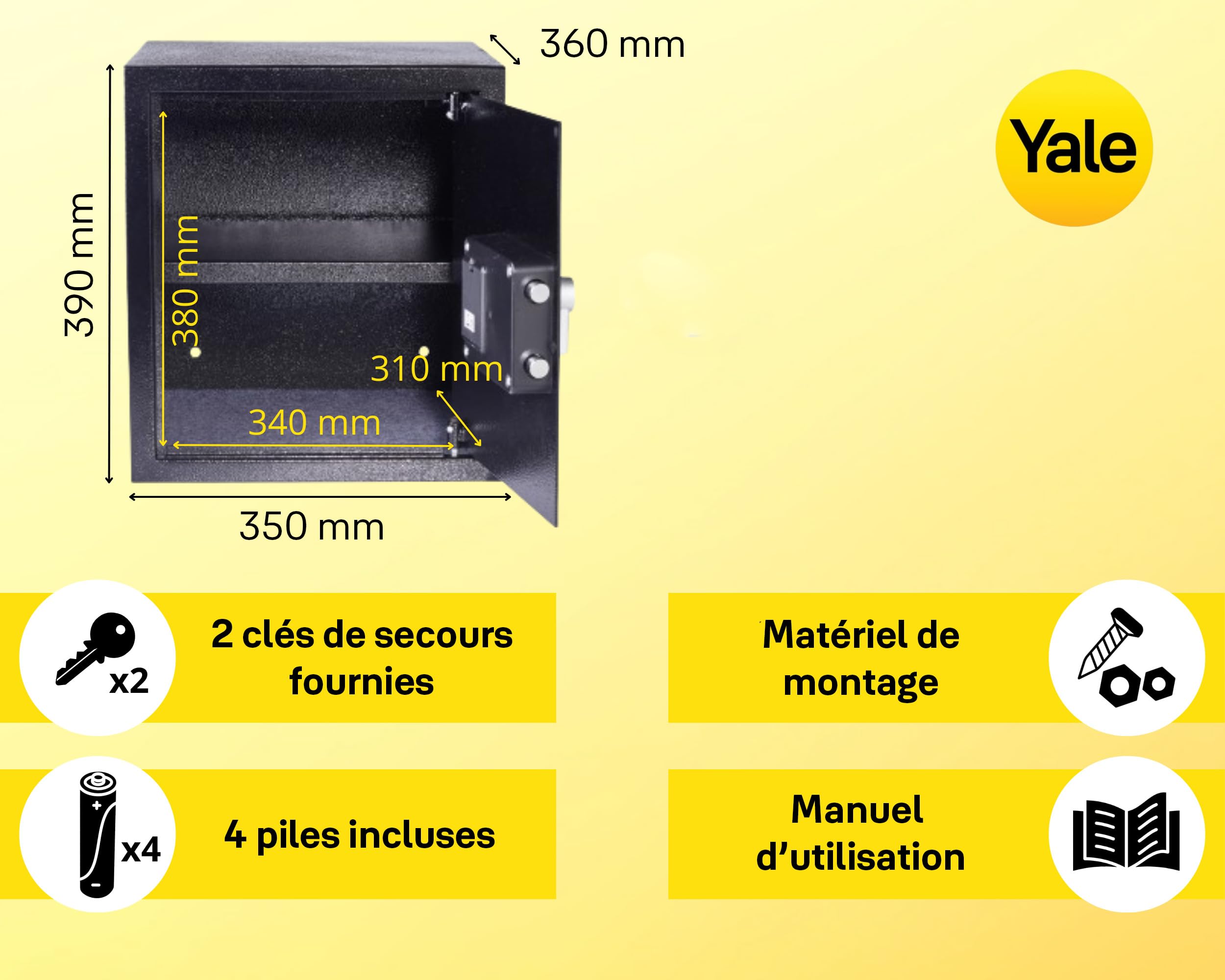 yale-ysv-390-db2-coffre-fort-lectronique-large-40-l-39x35x36-cm image 3