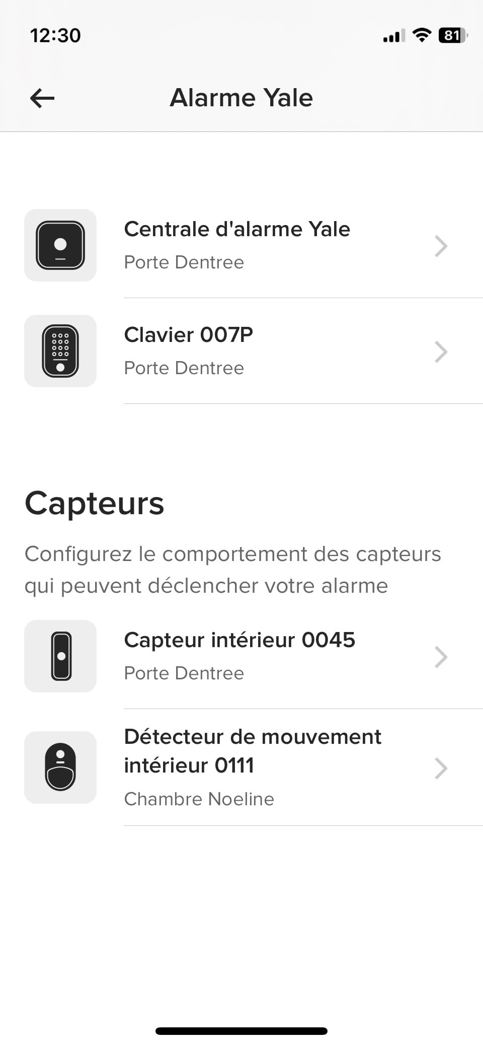 Installation ultra simple, appli claire