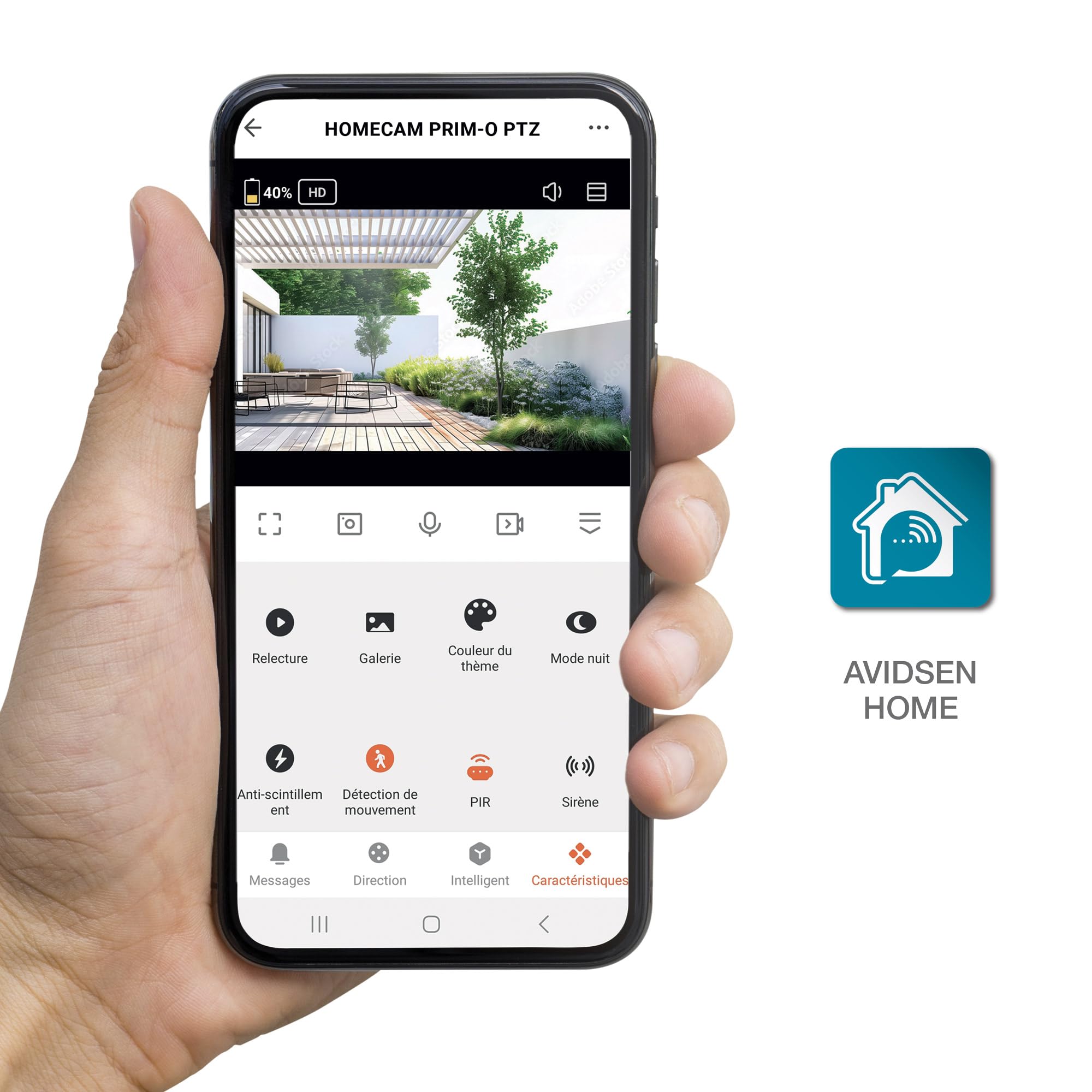 avidsen-homecam-prim-o-ptz-cam-ra-surveillance-ext-rieure-wifi-solaire-2-5k-360 image 5