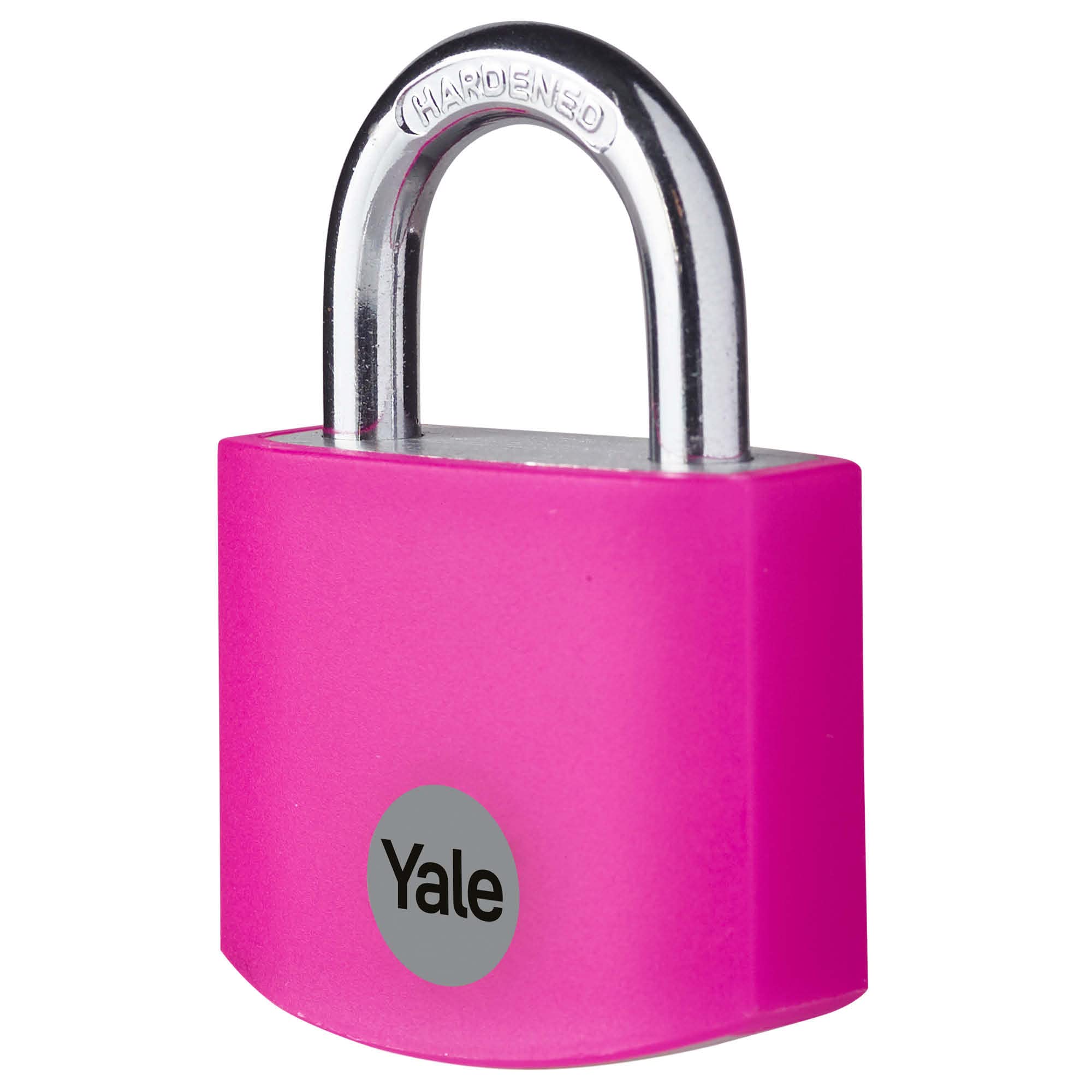 yale-ye3b-32-116-1-p-cadenas-aluminium-32-mm-rose-anse-acier-tremp image 6