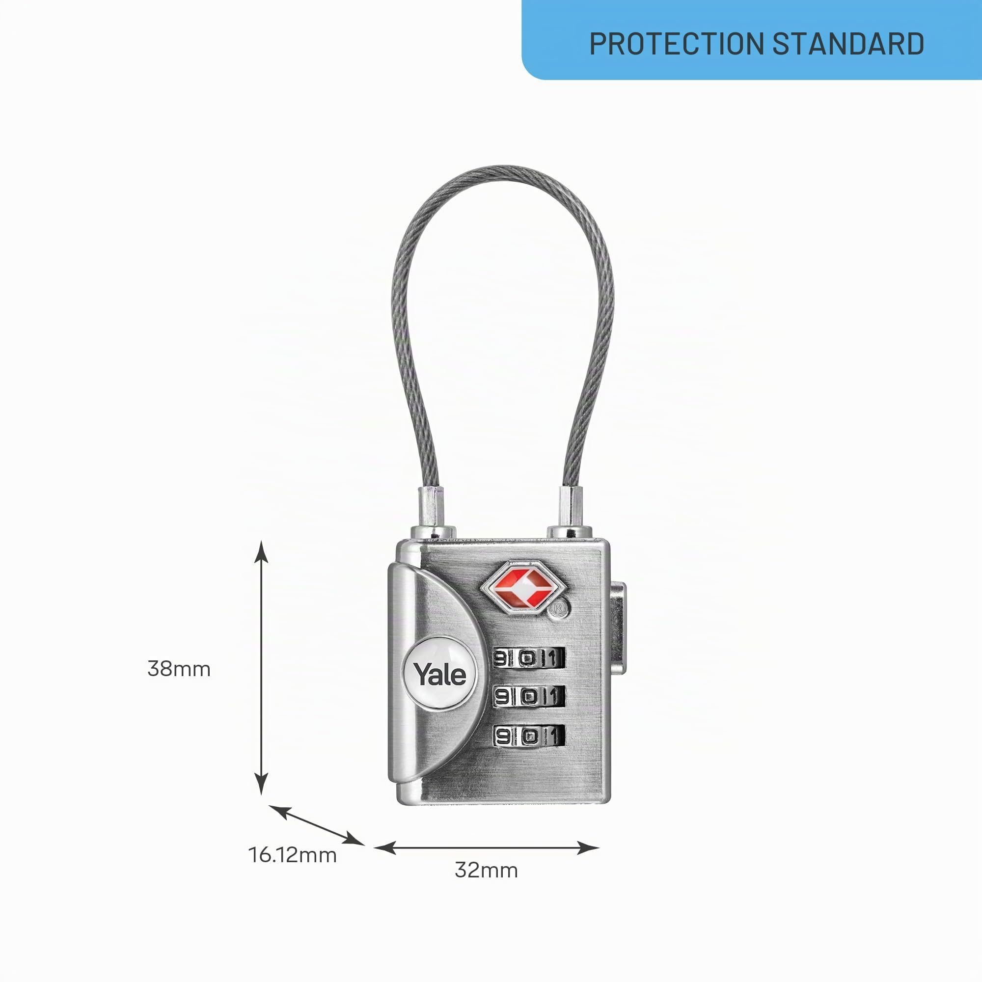 yale-ytp3-32-350-1-cadenas-tsa-code-32-mm-anse-c-ble-souple-gris image 5