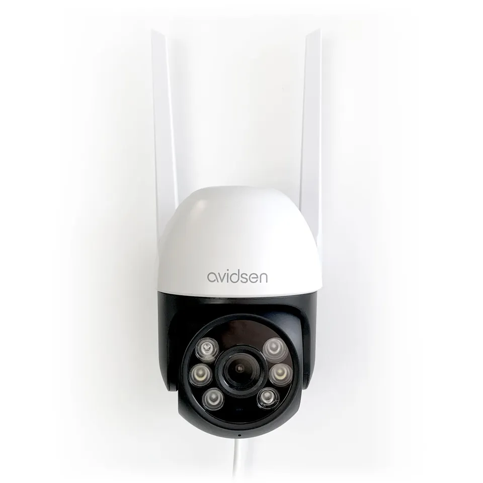 avidsen-homecam-2k-ptz-ext-rieure-motoris-e-360-127154-avec-clairage-et-sir-ne image 1