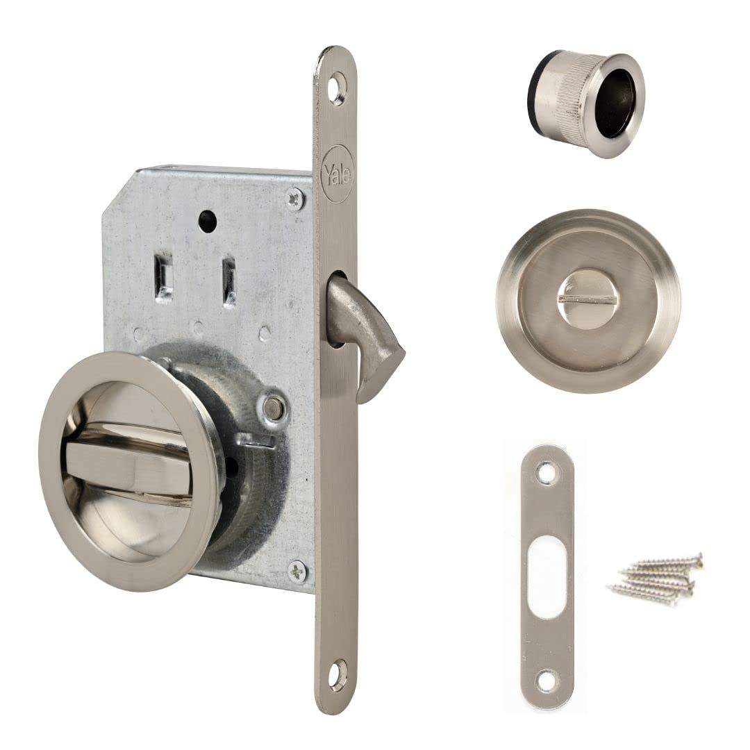 yale-kit-serrure-porte-coulissante-condamnation-poign-es-cuvettes-rondes-48-mm-n image 1