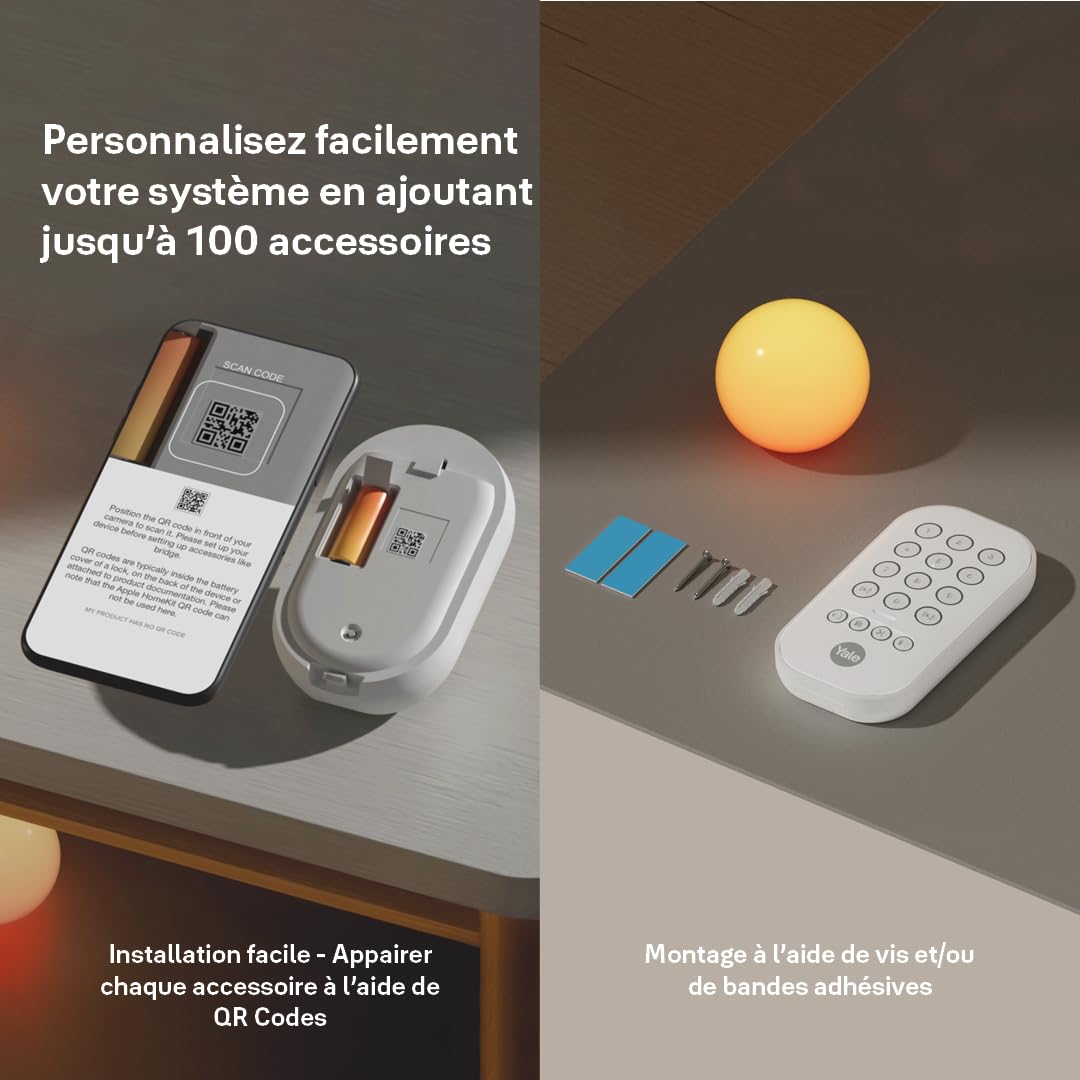 yale-kit-alarme-maison-sans-fil-connect-e-centrale-d-tecteur-mouvement-d-tecteur image 7