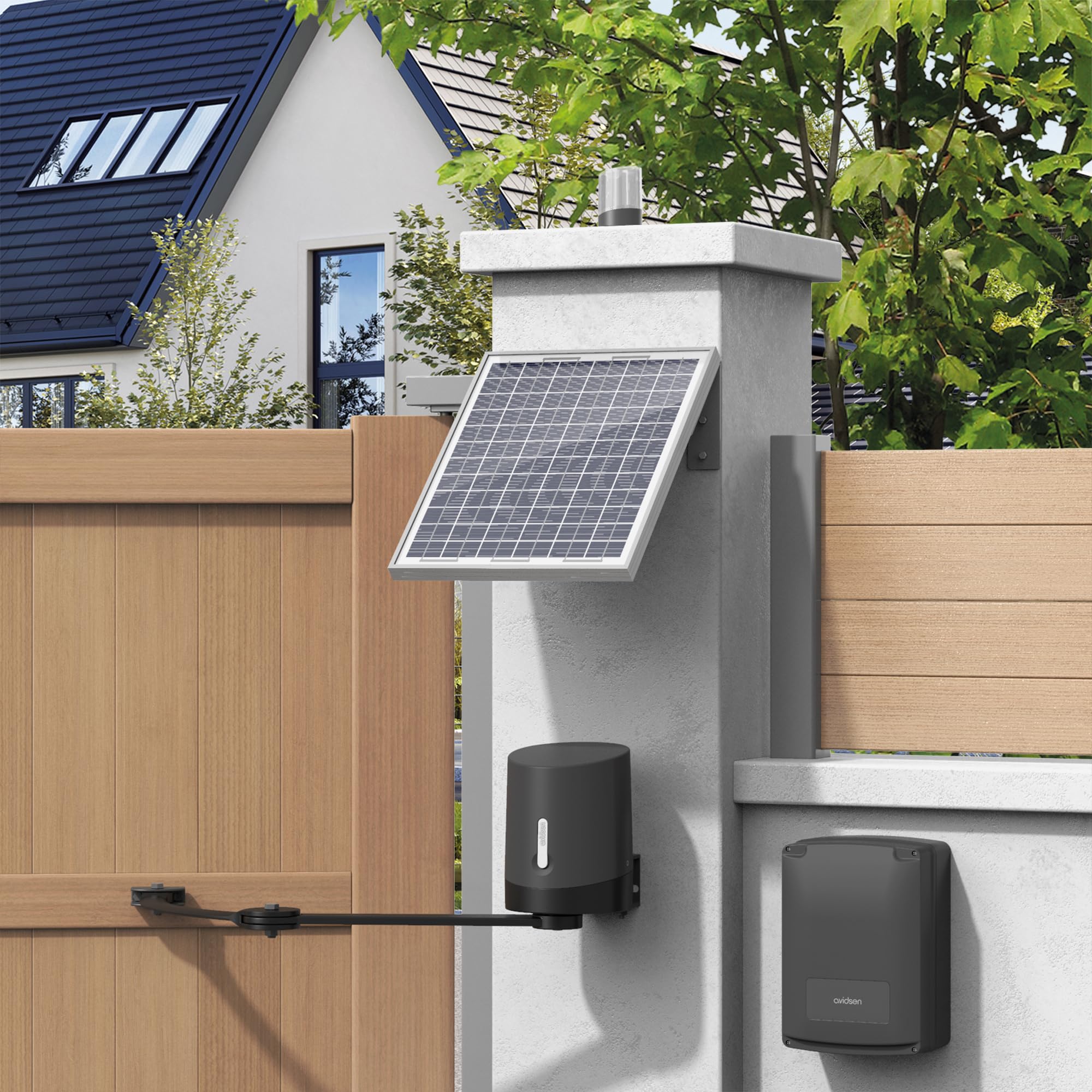 avidsen-kit-solaire-universel-20w-pour-motorisation-portail-12v-24v image 5