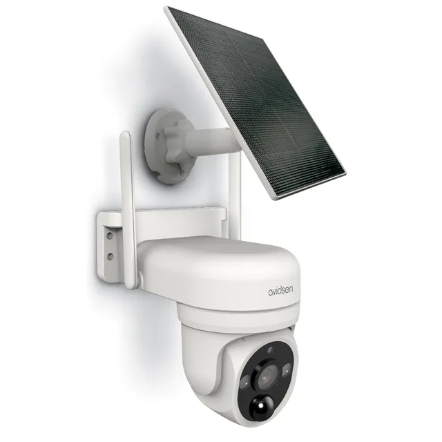 avidsen-homecam-prim-o-ptz-cam-ra-surveillance-ext-rieure-wifi-solaire-2-5k-360 image 1