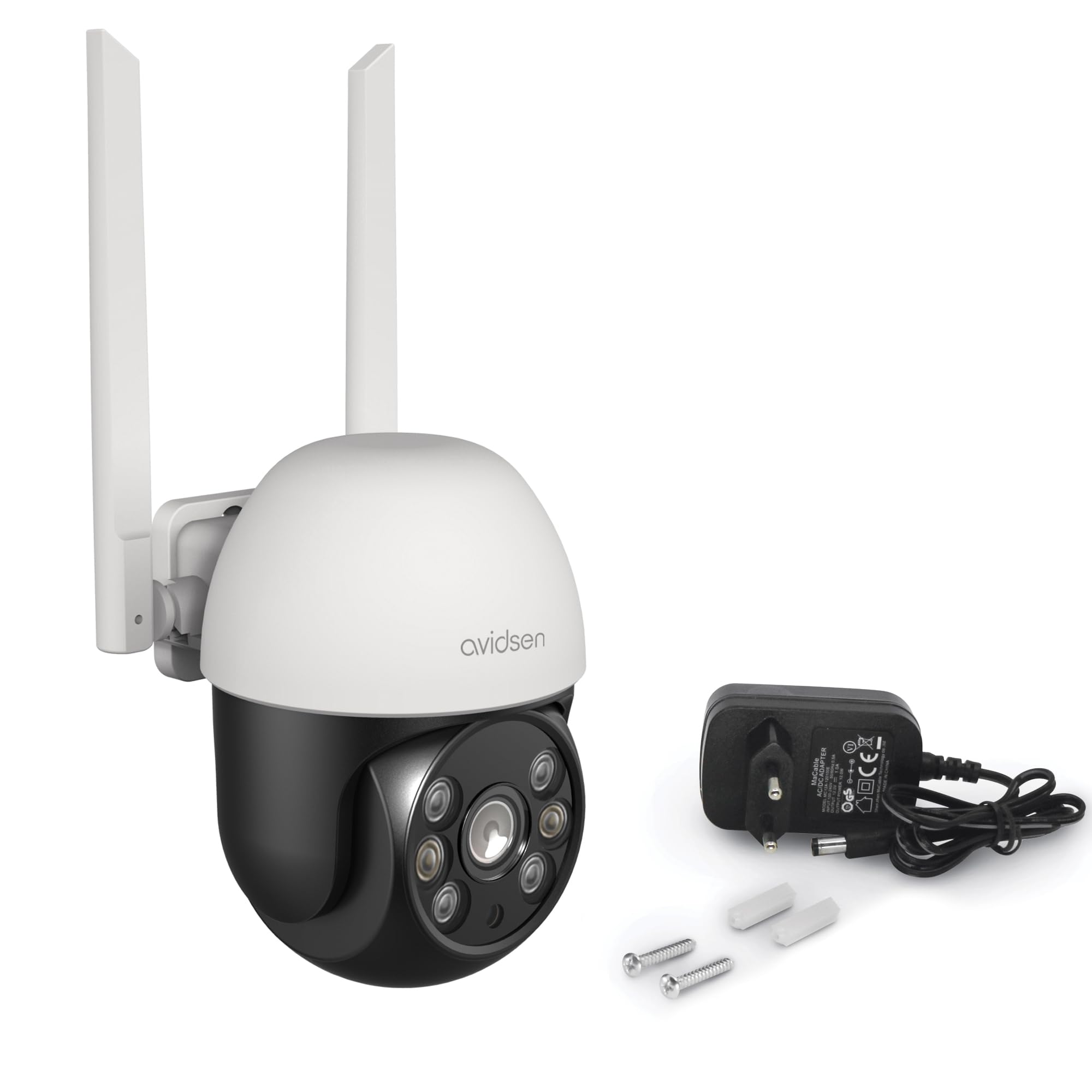 avidsen-homecam-2k-ptz-ext-rieure-motoris-e-360-127154-avec-clairage-et-sir-ne image 6